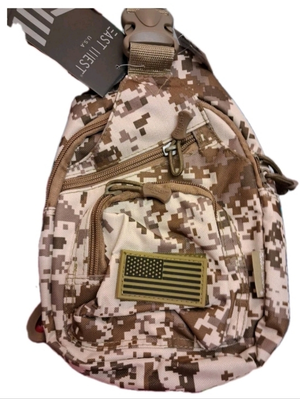 Tactical Military ACU Small Sling Chest Pack & Utility Bag East West NWT
